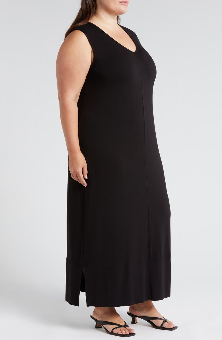 Universal Standard Claremont Midi Shift Dress, Alternate, color, Black