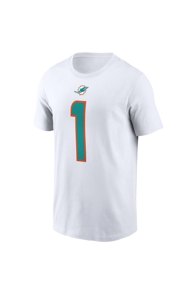 Nike Men's Nike Tua Tagovailoa White Miami Dolphins Name & Number T-Shirt, Alternate, color, 