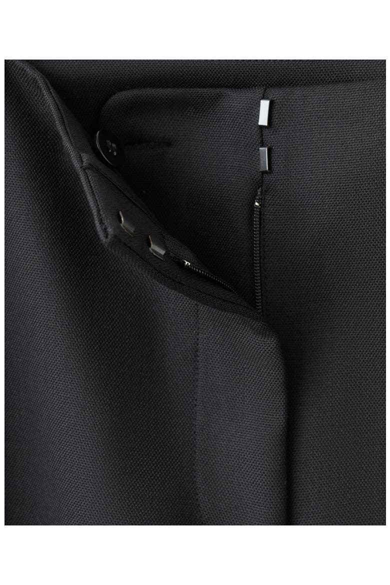 x Kaia Gerber Wool Blend Dress Pants, Alternate, color, BLACK