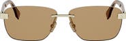 Fendi Sky 61mm Rectangular Sunglasses