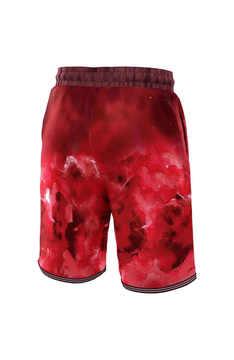 NBA X KIDSUPER Unisex NBA & KidSuper Studios by Fanatics Red Houston Rockets Hometown Shorts, Alternate, color, Red