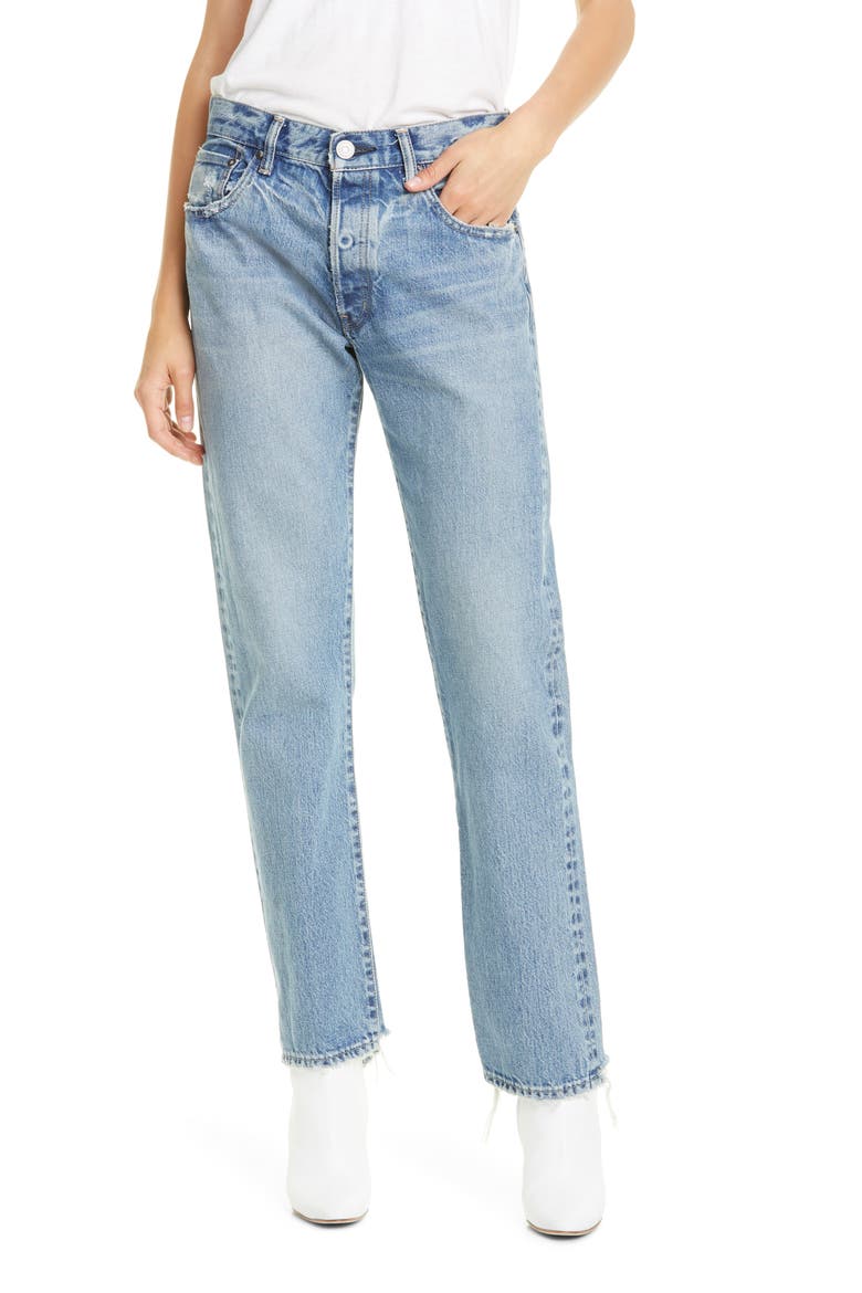 Norwalk Straight Leg Jeans, Main, color, LIGHT BLUE