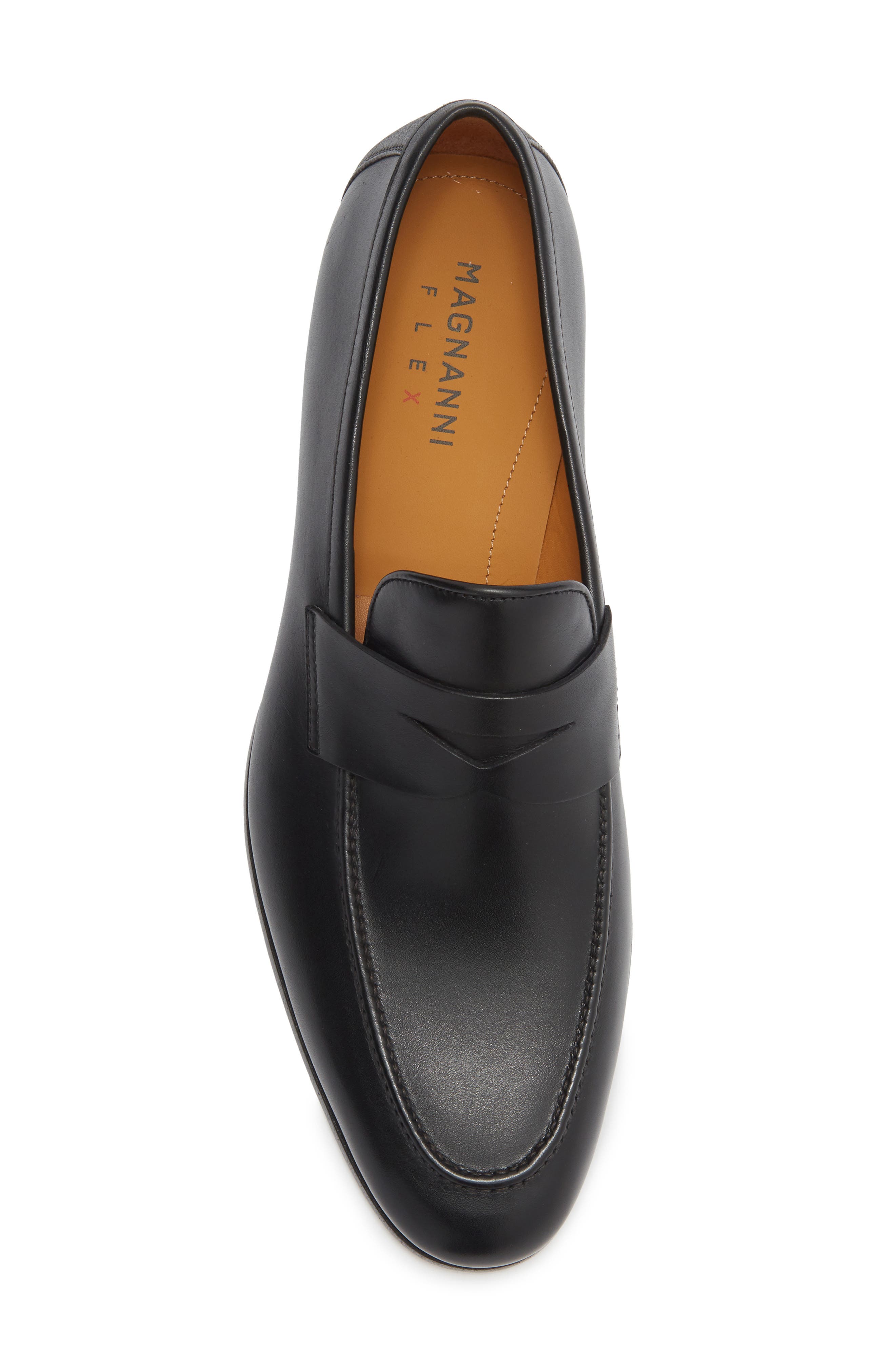 Magnanni Diezma Penny Loafer, Alternate, color, Black