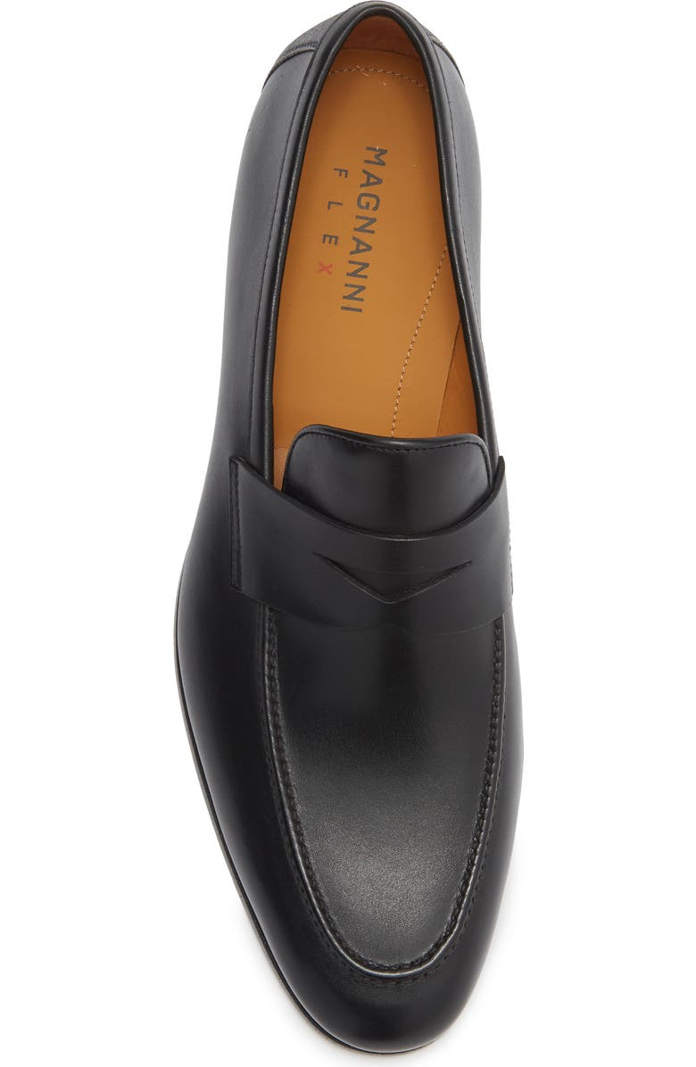 Magnanni Diezma Penny Loafer, Alternate, color, Black