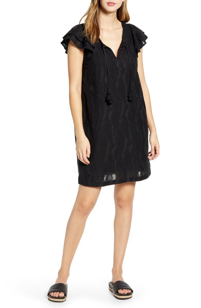 vineyard vines Palm Embroidered Tunic Dress, Main, color, 