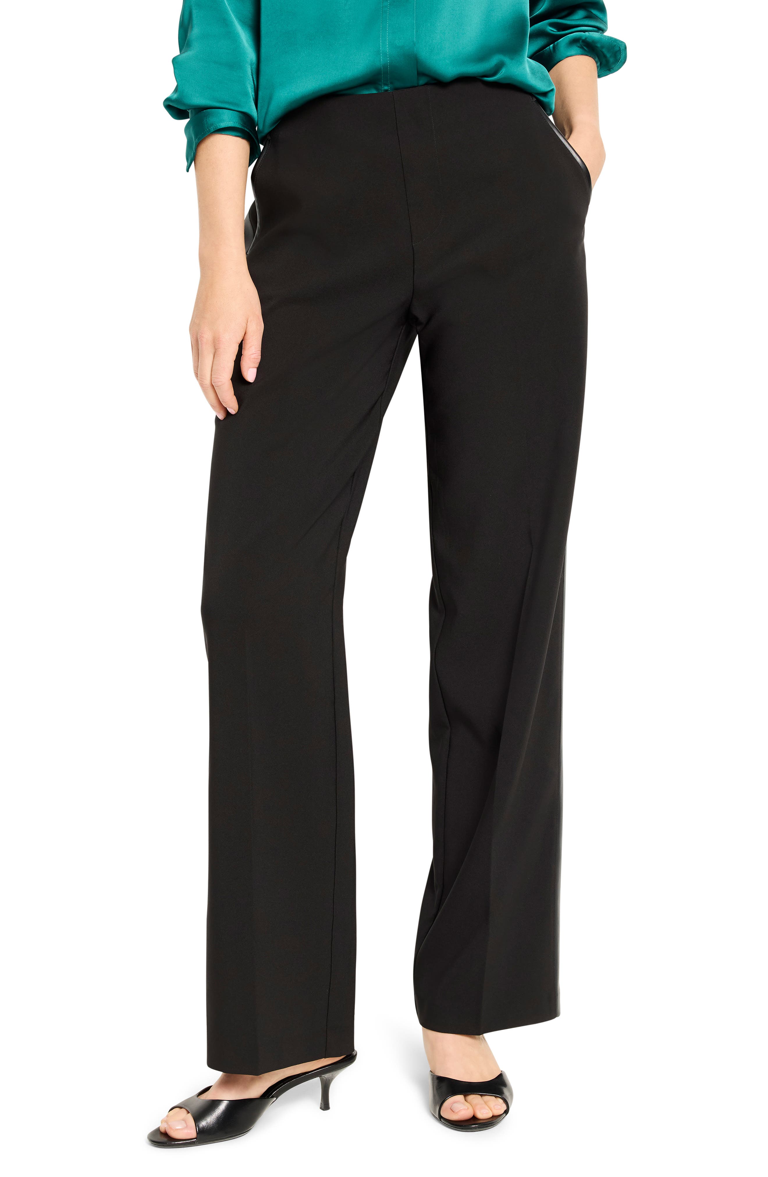 NIC+ZOE Lenox Wide Leg Tuxedo Pants