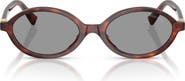Miu Miu 50mm Oval Sunglasses