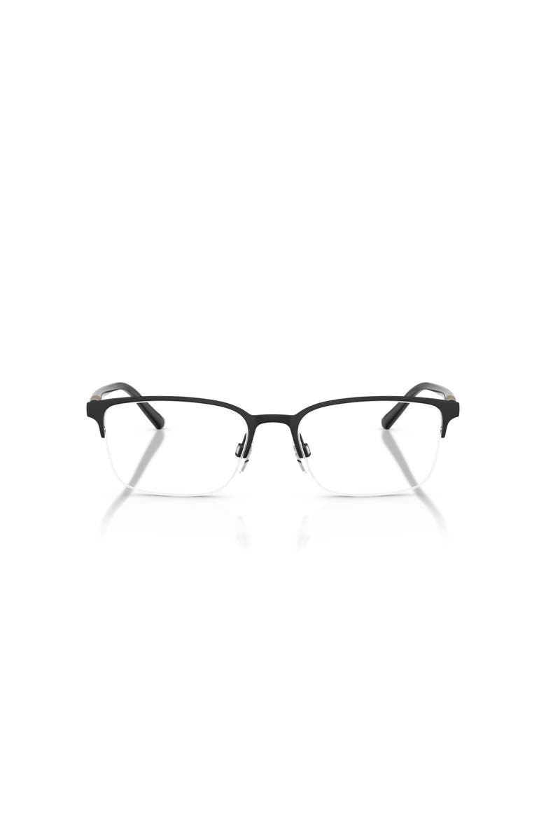 Burberry 54mm Rectangle optical glasses, Alternate, color, Black