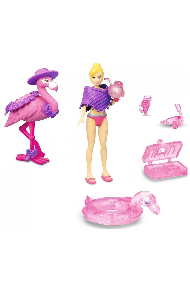 Dickie Toys HK Ltd Light 
Sound Jeep Flamingo Playset, Alternate, color, Multicolored