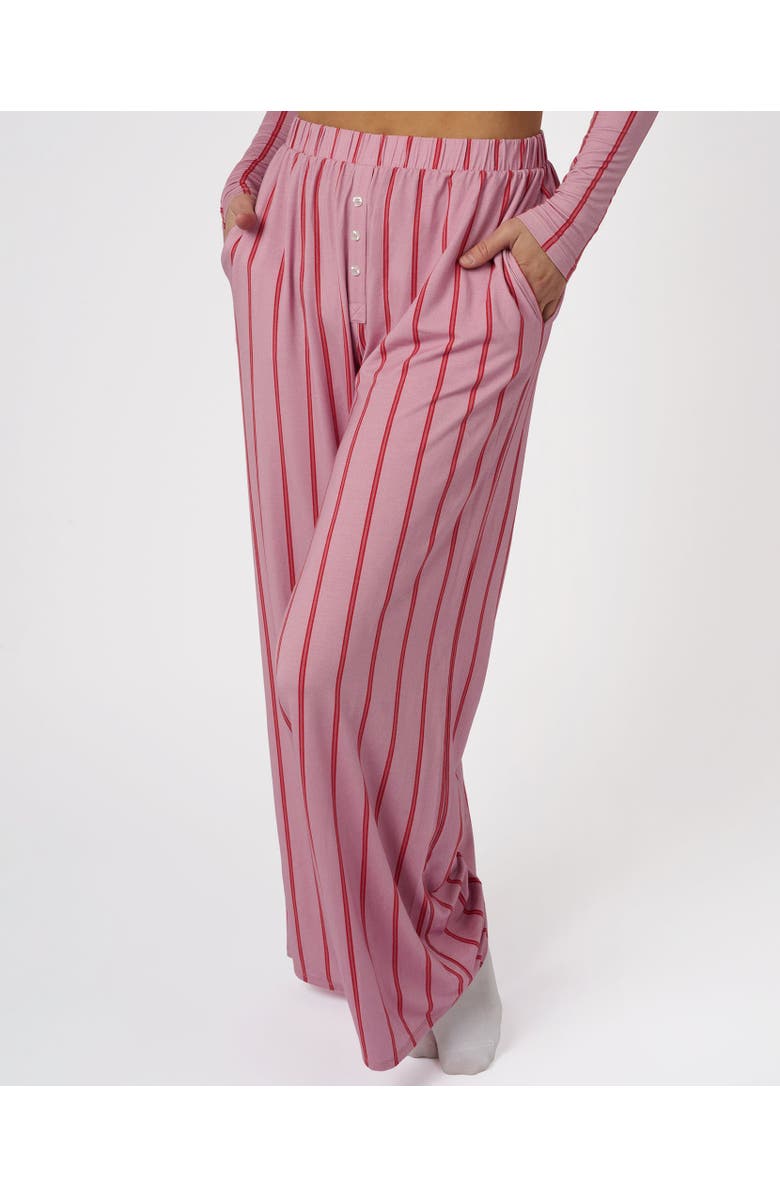 WeWoreWhat Sleep Boxer Pant, Main, color, Bblegum Pink Mt