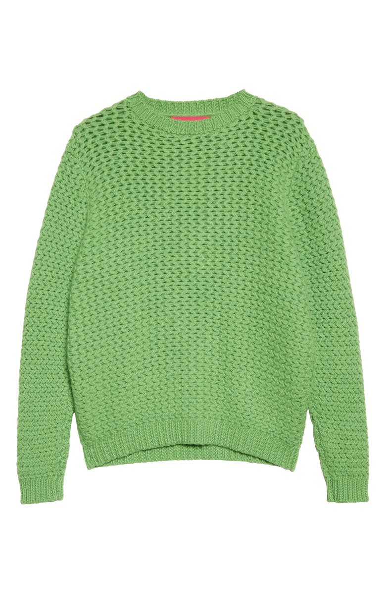 The Elder Statesman Rope Stitch Cashmere Sweater, Alternate, color, 