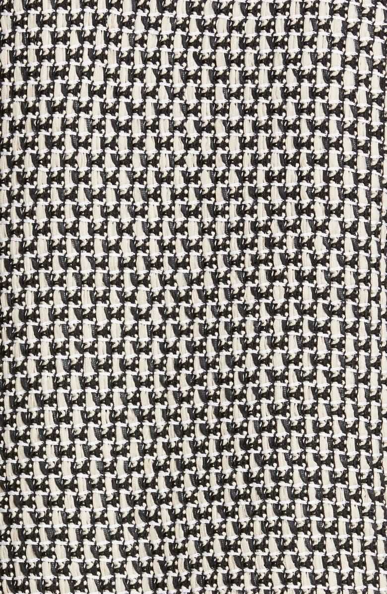 St. John Collection Artisanal Basket Inlay Jacquard Knit Jacket, Alternate, color,