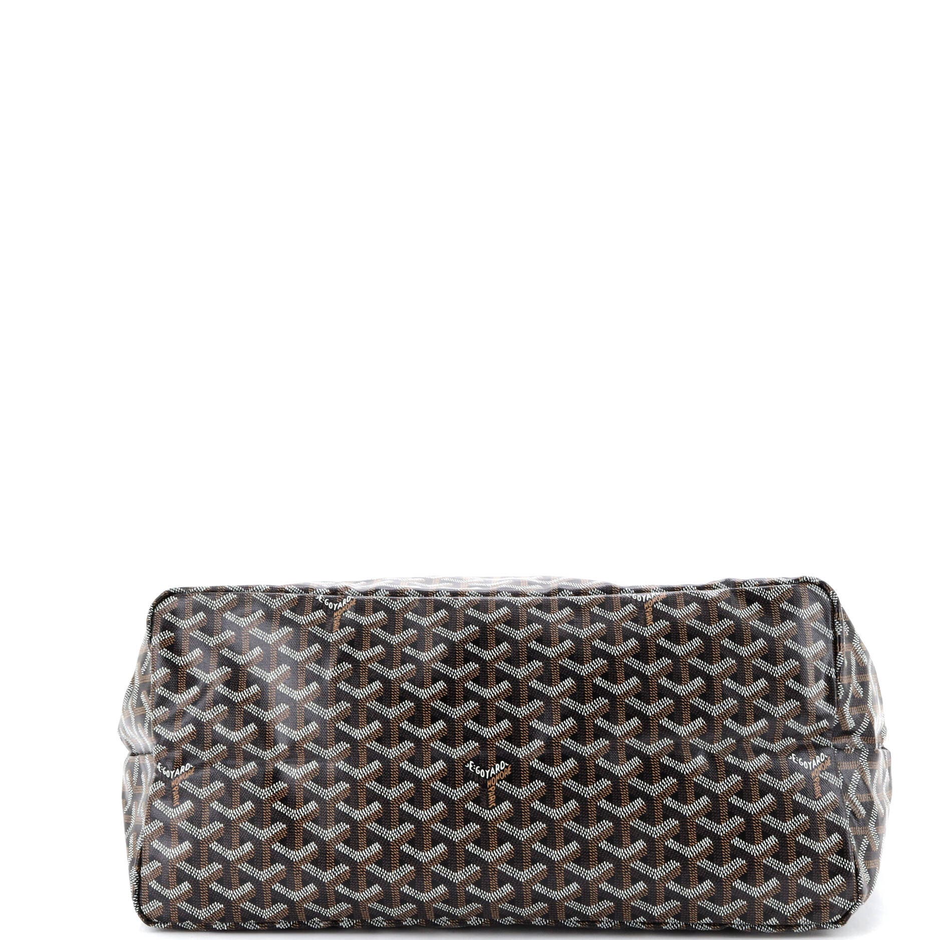 Pre-Owned Goyard Saint Louis Tote Coated Canvas GM, Alternate, color, Black