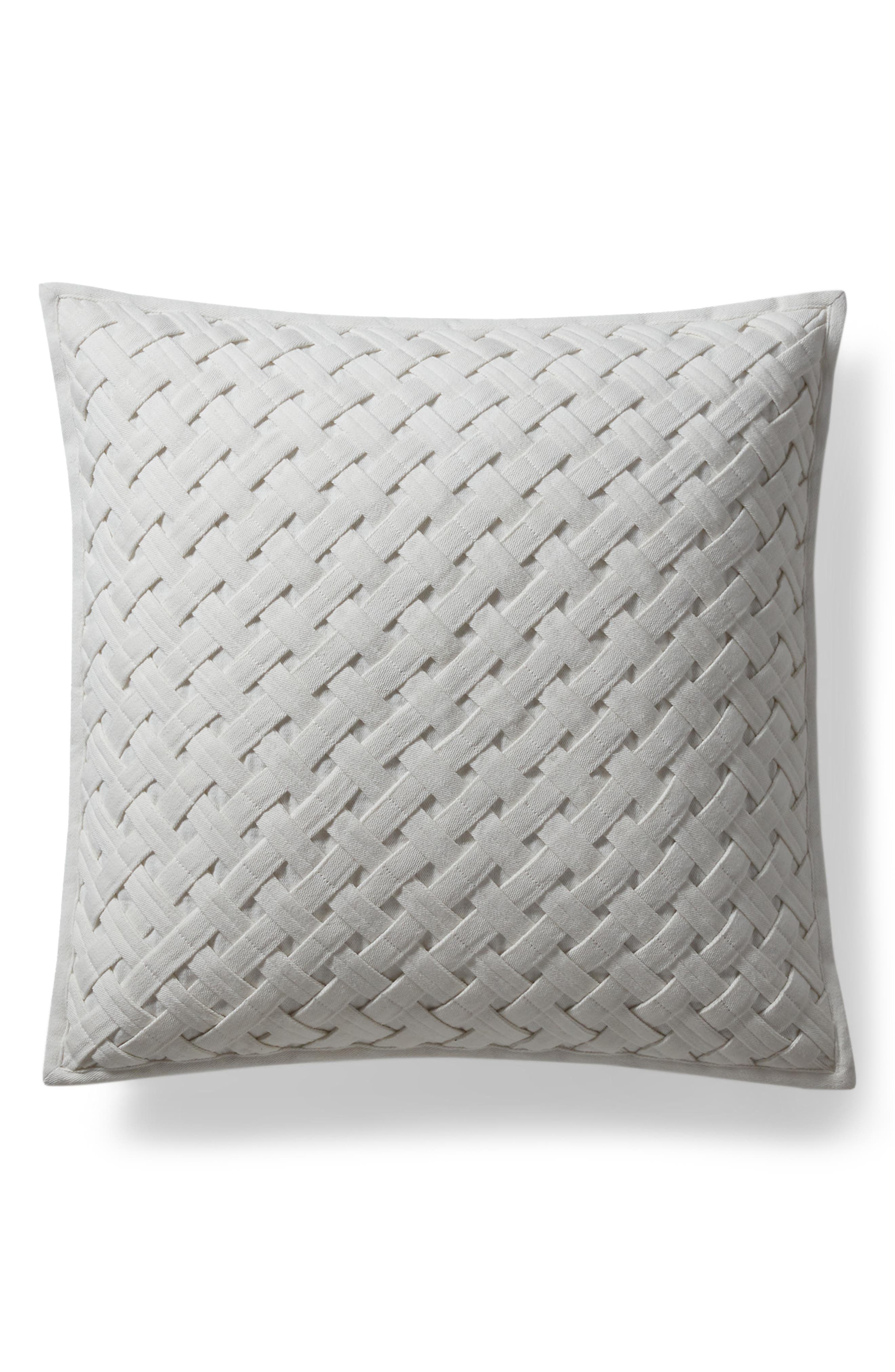 Lauren Ralph Lauren Suffield Lattice Throw Pillow - White