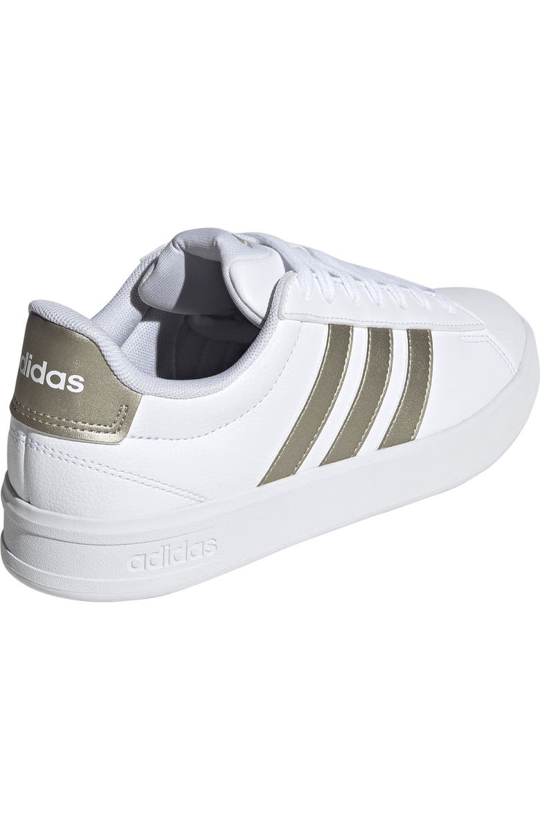 adidas Grand Court 3.0 Sneaker, Alternate, color, White/ Cyber Met./ White