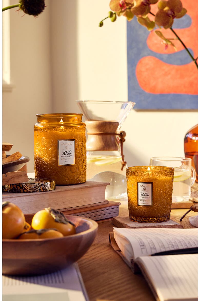 Baltic Amber Large Jar Candle, Alternate, color, BALTIC AMBER