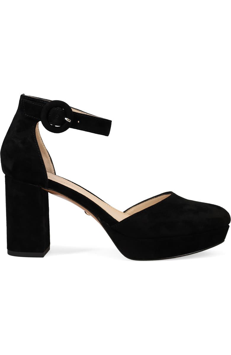 Pelle Moda Lenor Block Heel Platform Pump, Alternate, color, Black