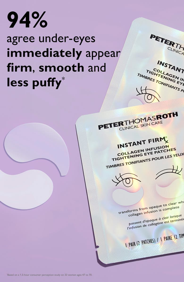 Peter Thomas Roth Instant FirmX Collagen-Infusion Tightening Eye Patches, Alternate, color, 