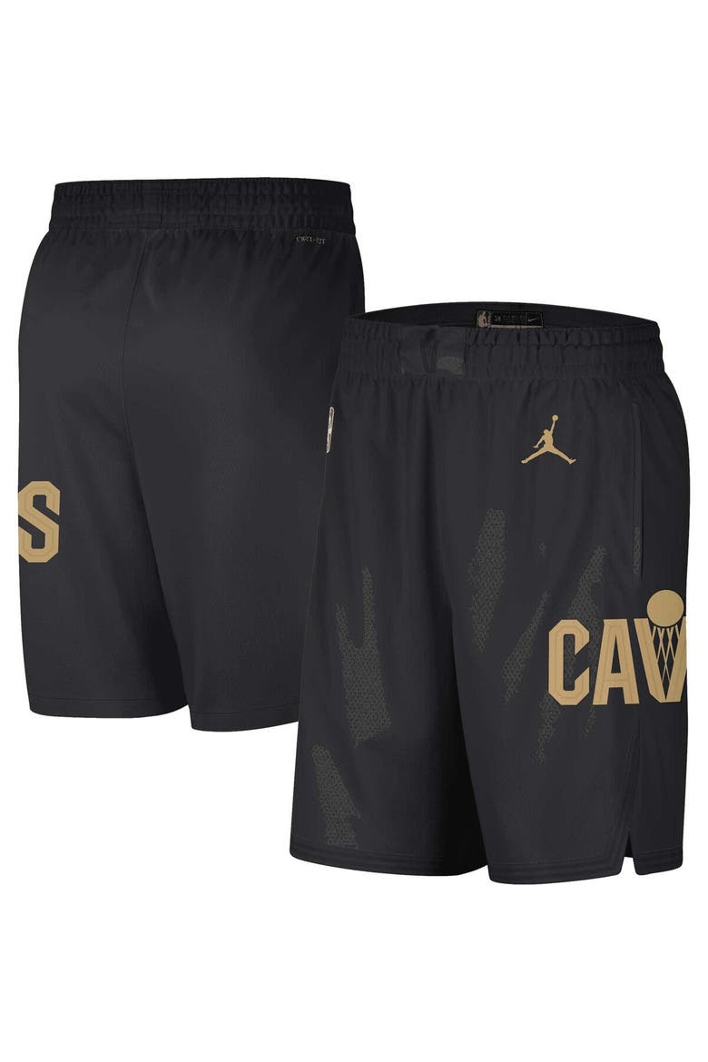 Men's Jordan Brand Black Cleveland Cavaliers 2022/2023 Statement Edition Swingman Performance Shorts, Main, color, Black