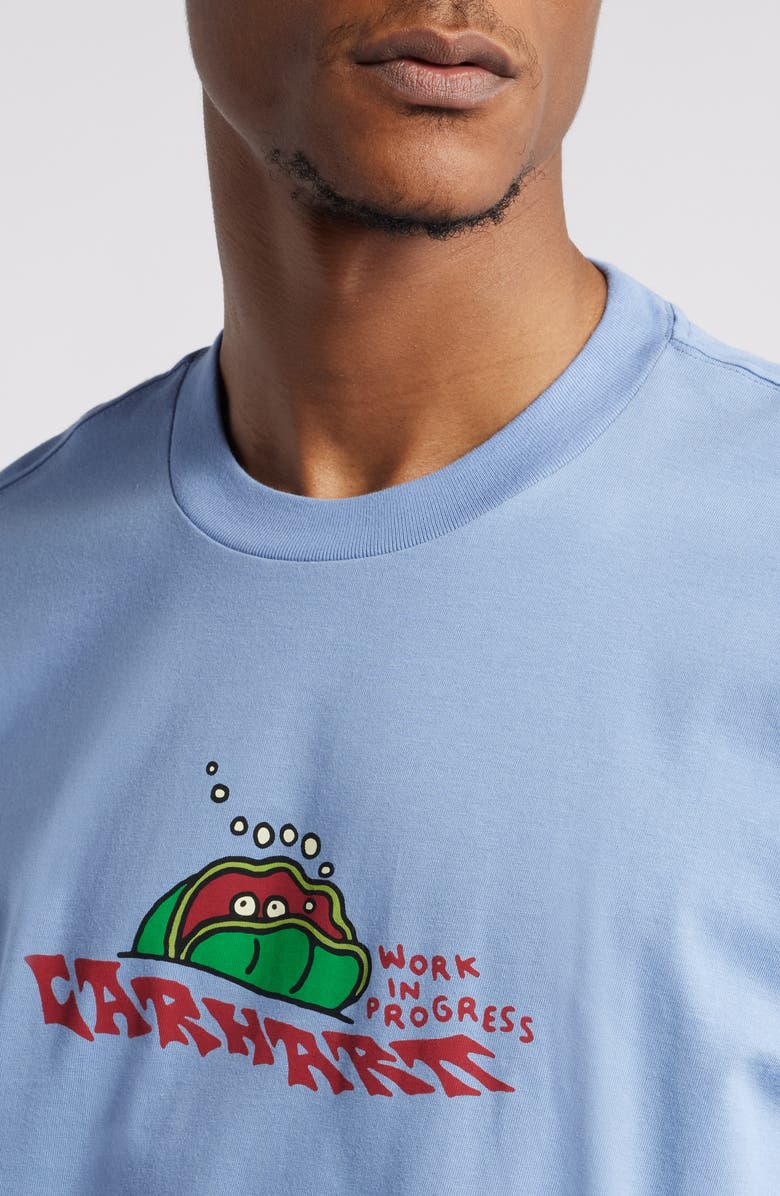 Carhartt Work In Progress Clam Organic Cotton Graphic T-Shirt, Alternate, color, 