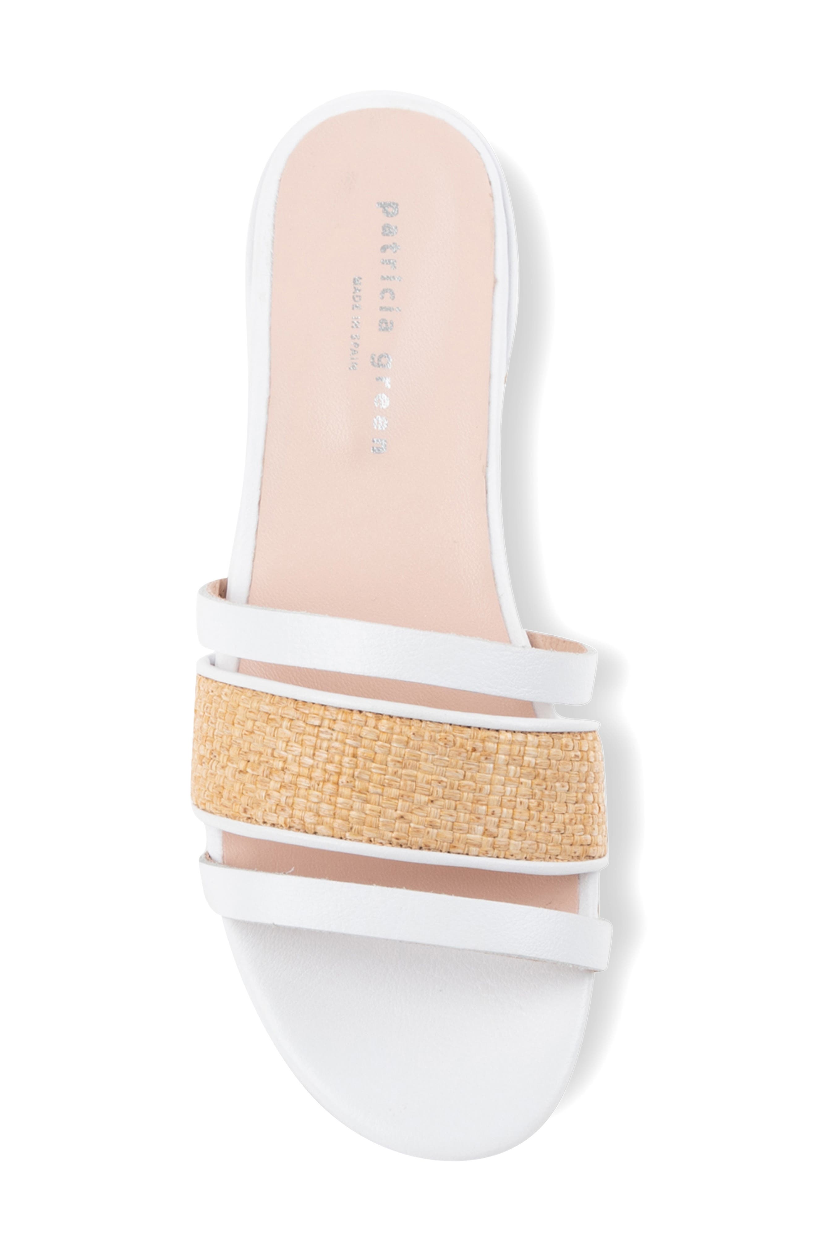 patricia green Amalfi Slide Sandal, Alternate, color, White