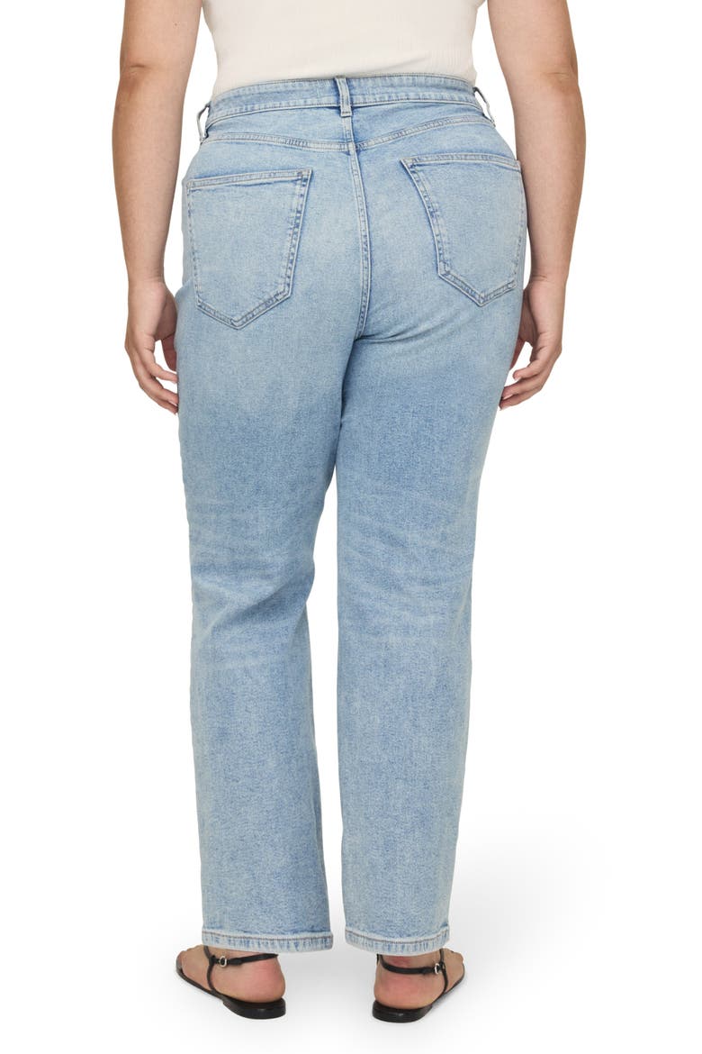 ASE High Waist Straight Leg Jeans, Alternate, color, OUTTA SIGHT