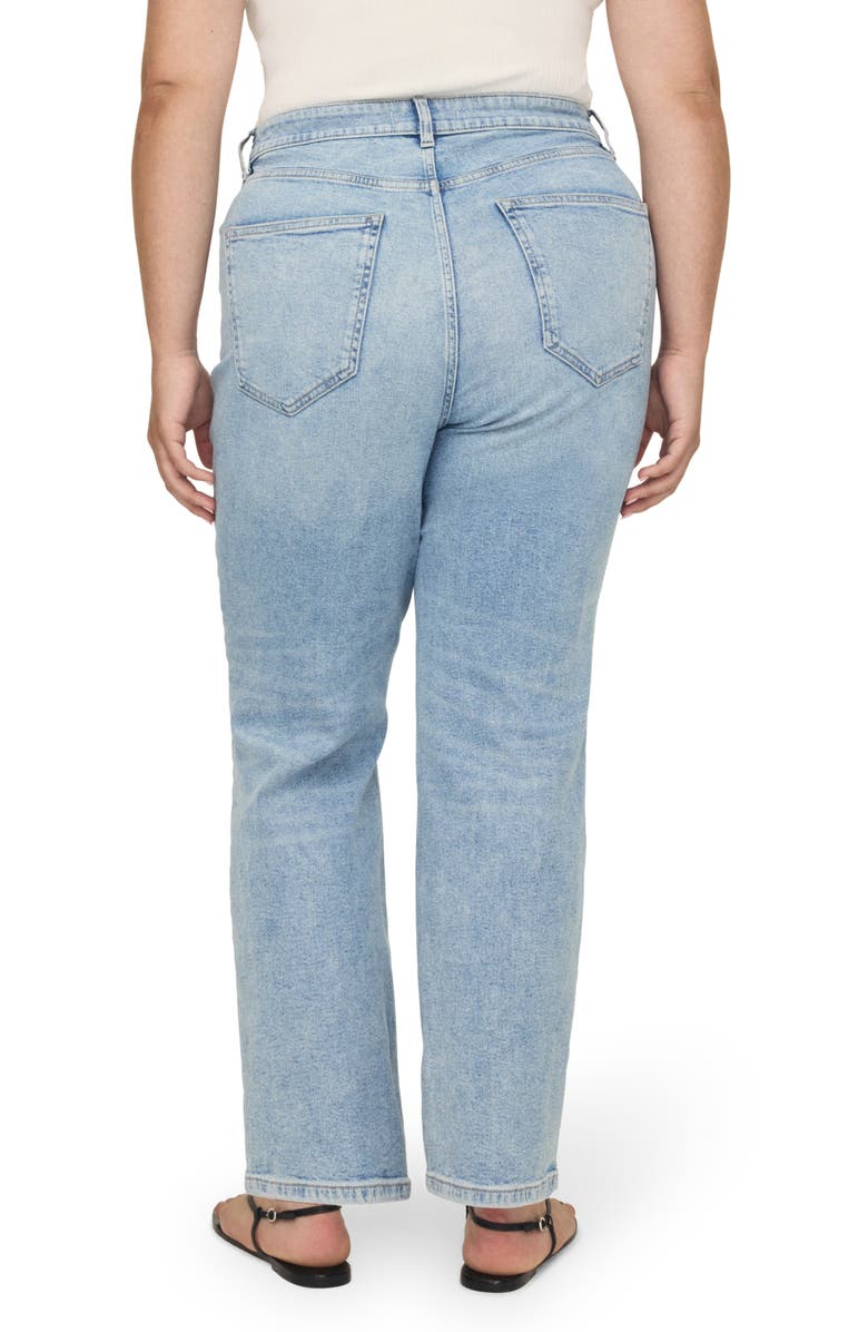 WARP+WEFT ASE High Waist Straight Leg Jeans, Alternate, color, Outta Sight