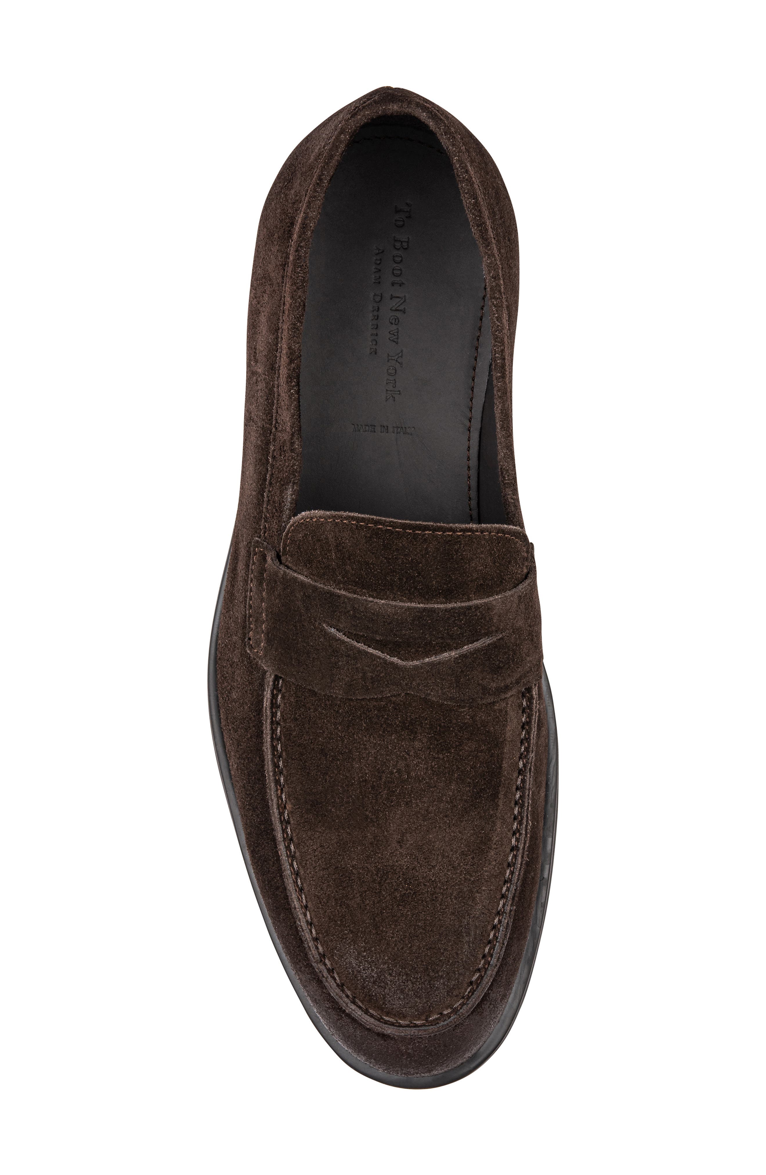 Norton Penny Loafer, Alternate, color, WAXED SUEDE MOKA