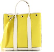 Pre-Owned Hermes Garden File Tote Toile and Leather 28