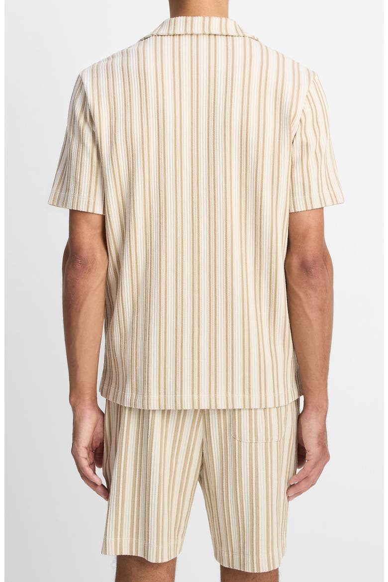Jacquard Stripe Knit Camp Shirt, Alternate, color, TERRAPIN COMBO