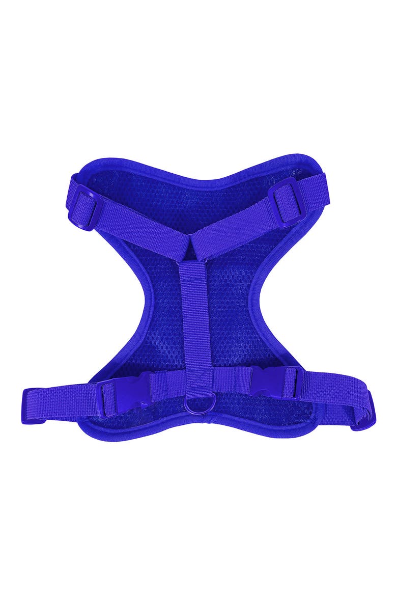 Cabana Stripes Dog Harness, Alternate, color, BLUE