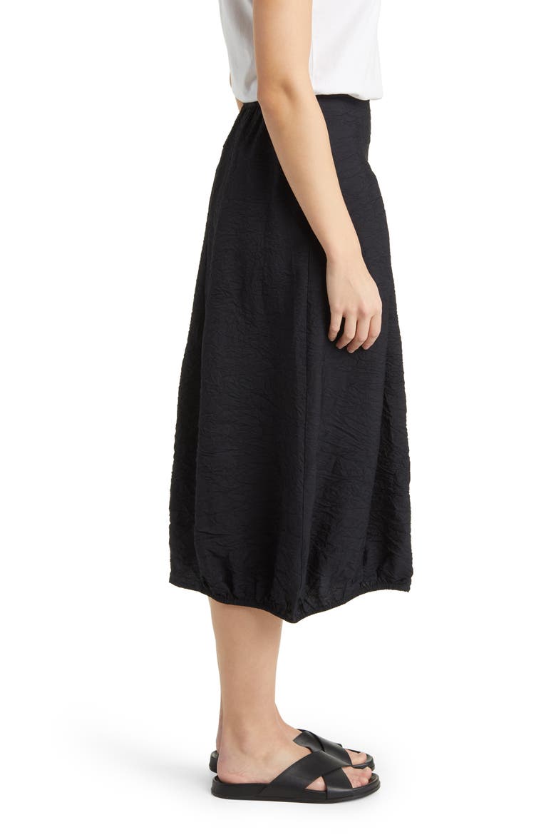 Sanchi Crinkle Skirt, Alternate, color, BLACK