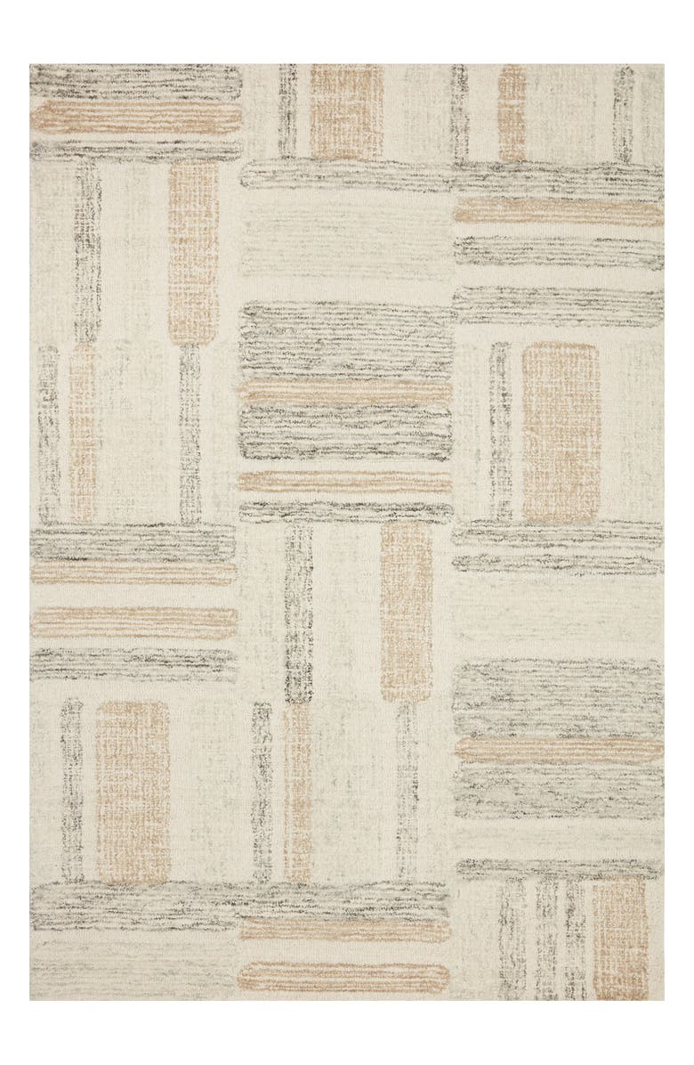 LOLOI Milo Collection Rug - Slate/Olive - 5' x 8', Main, color, 