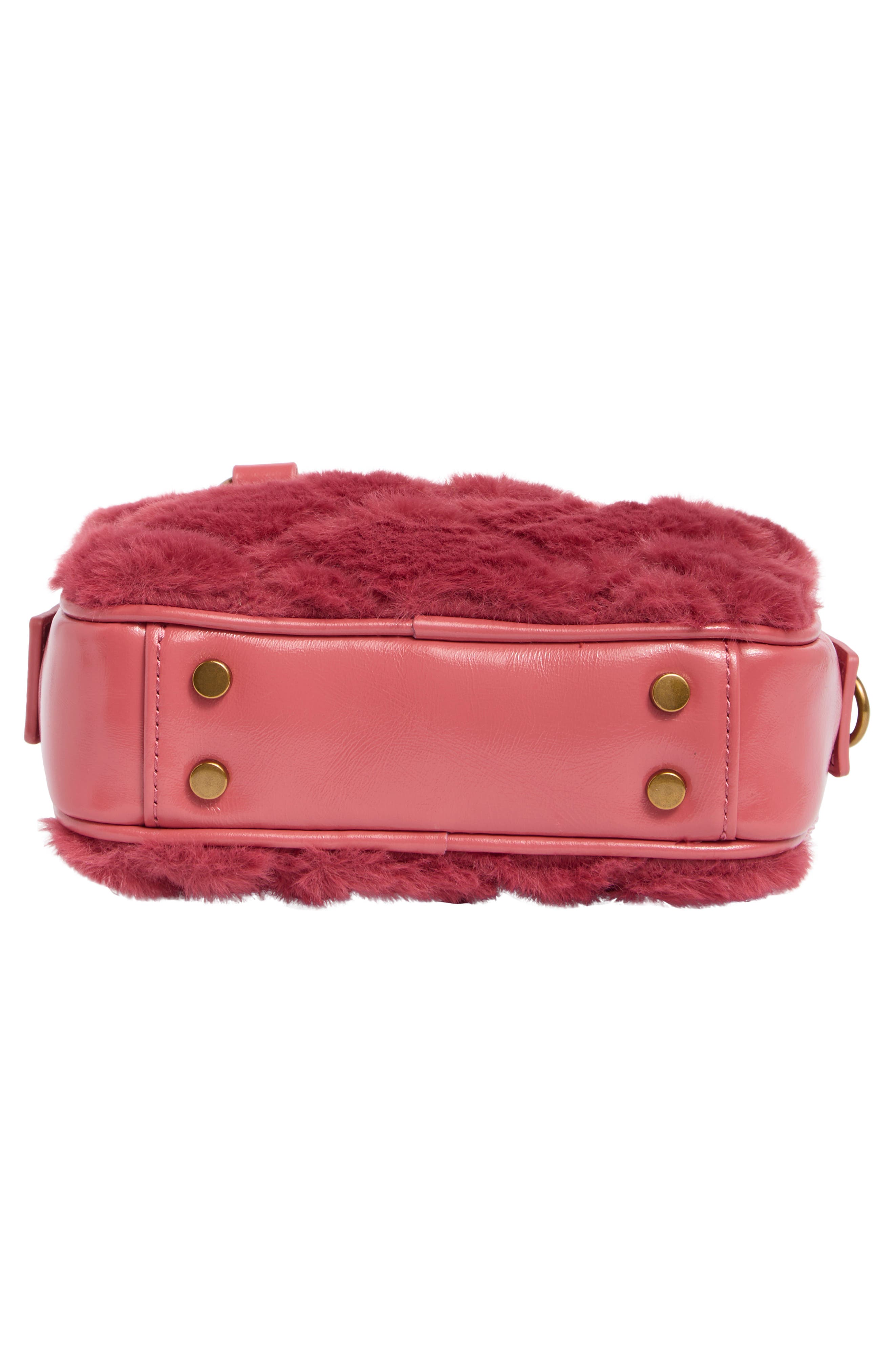 Kurt Geiger London Extra Small Kensington Faux Fur Duffle Bag, Alternate, color, 