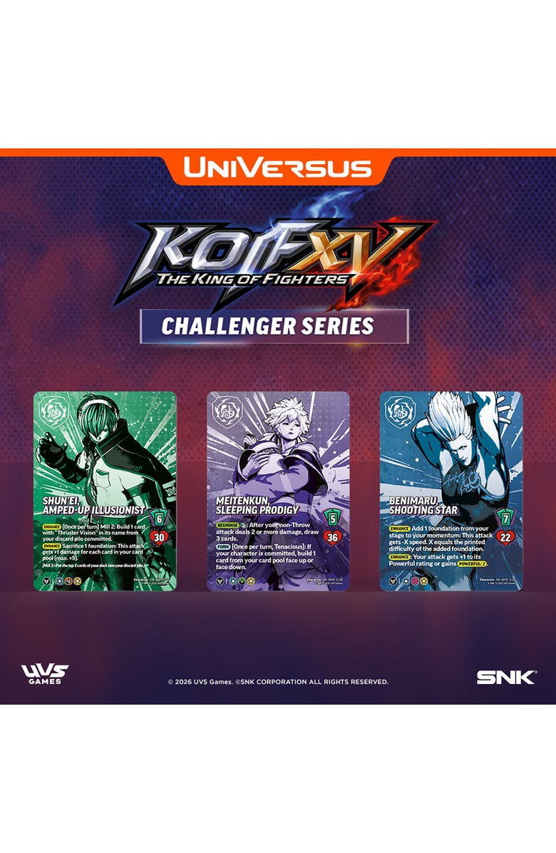 UniVersus Deck Building Card Game, Alternate, color, Multicolored