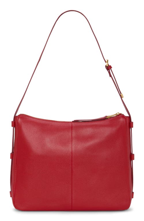 Vince Camuto Noemi Leather Shoulder Bag In Red