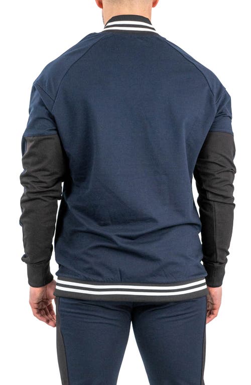 Maceoo Midnight Motion Jacket In Blue