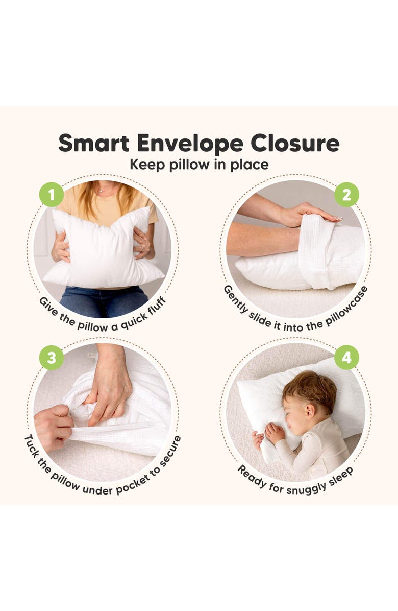 KeaBabies 1-Pack My Little Lyra Pillowcase, Alternate, color, Soft White