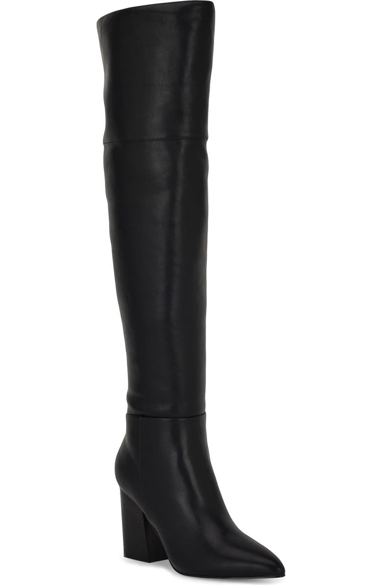Nine West Pare Pointed Toe Over the Knee Boot, Main, color,