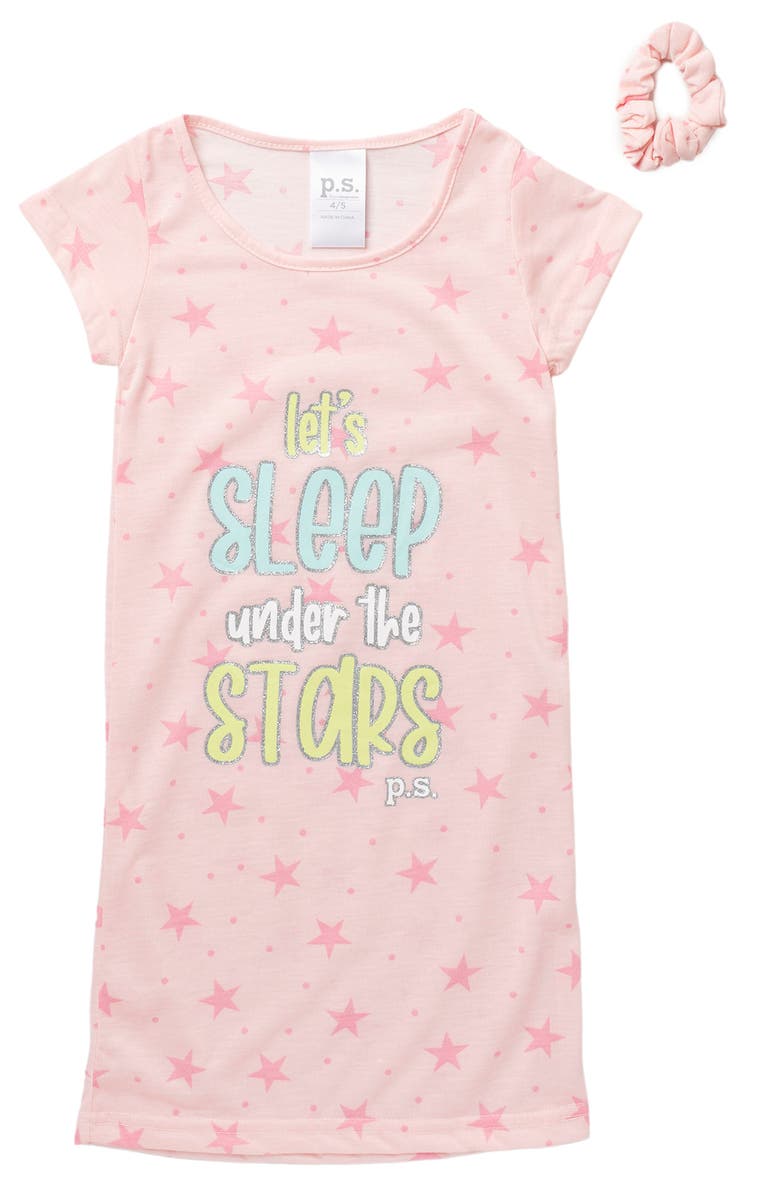 AEROPOSTALE Sleep Under Stars Nightgown, Main, color,