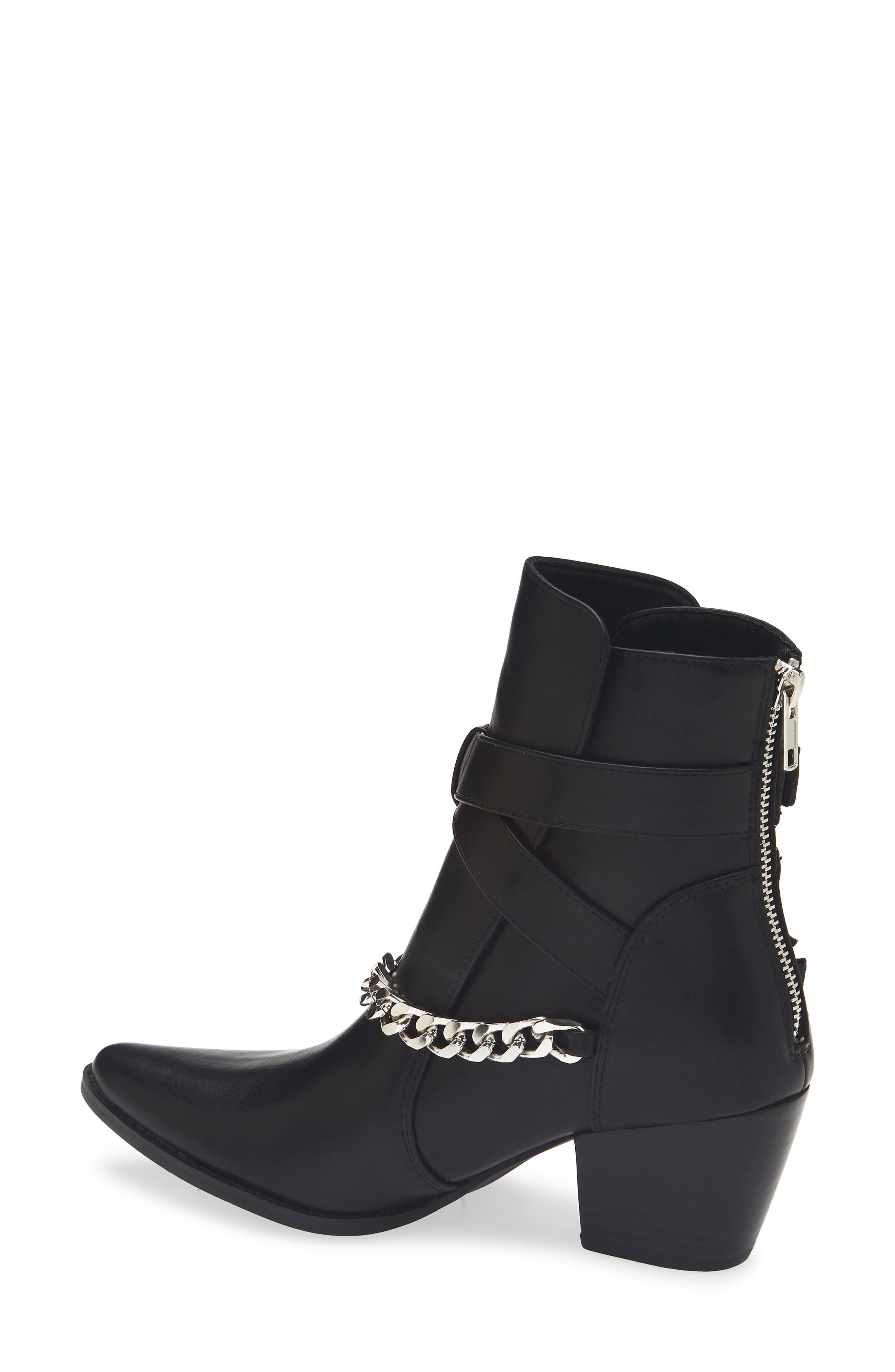 Jill Buckle Chain Trim Bootie