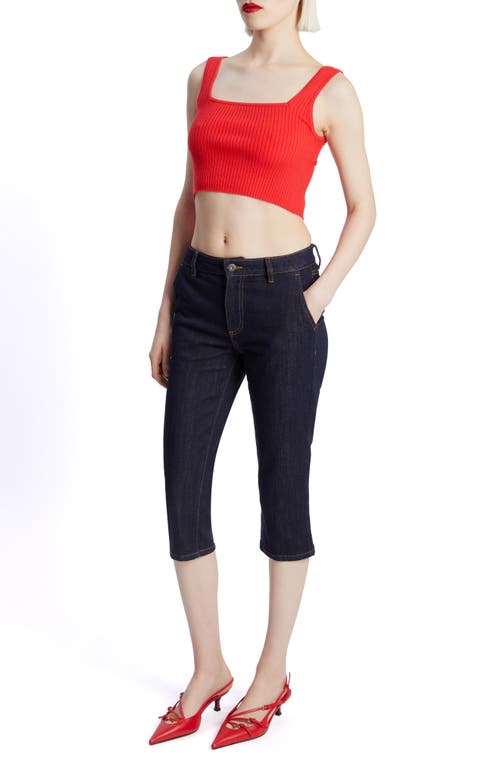 Bardot Bruna Pedal Pusher Jeans In Dark