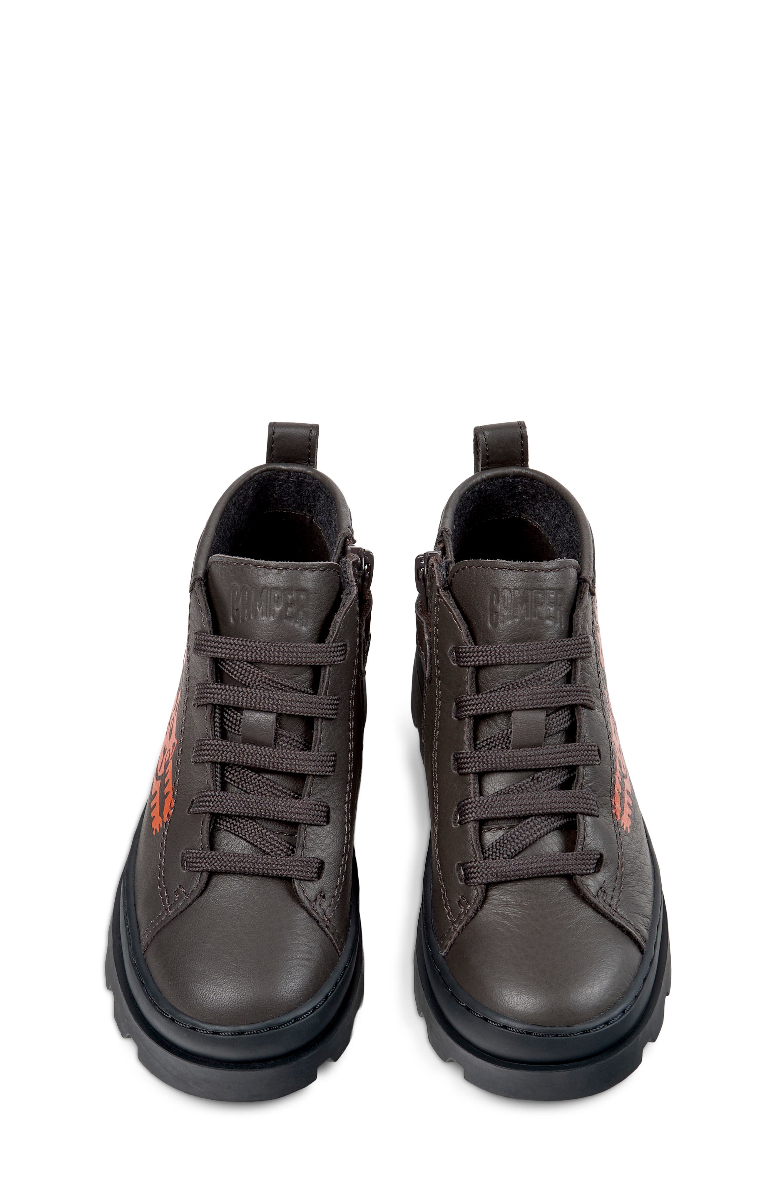 Kids' Brutus Boot, Alternate, color, DARK GRAY