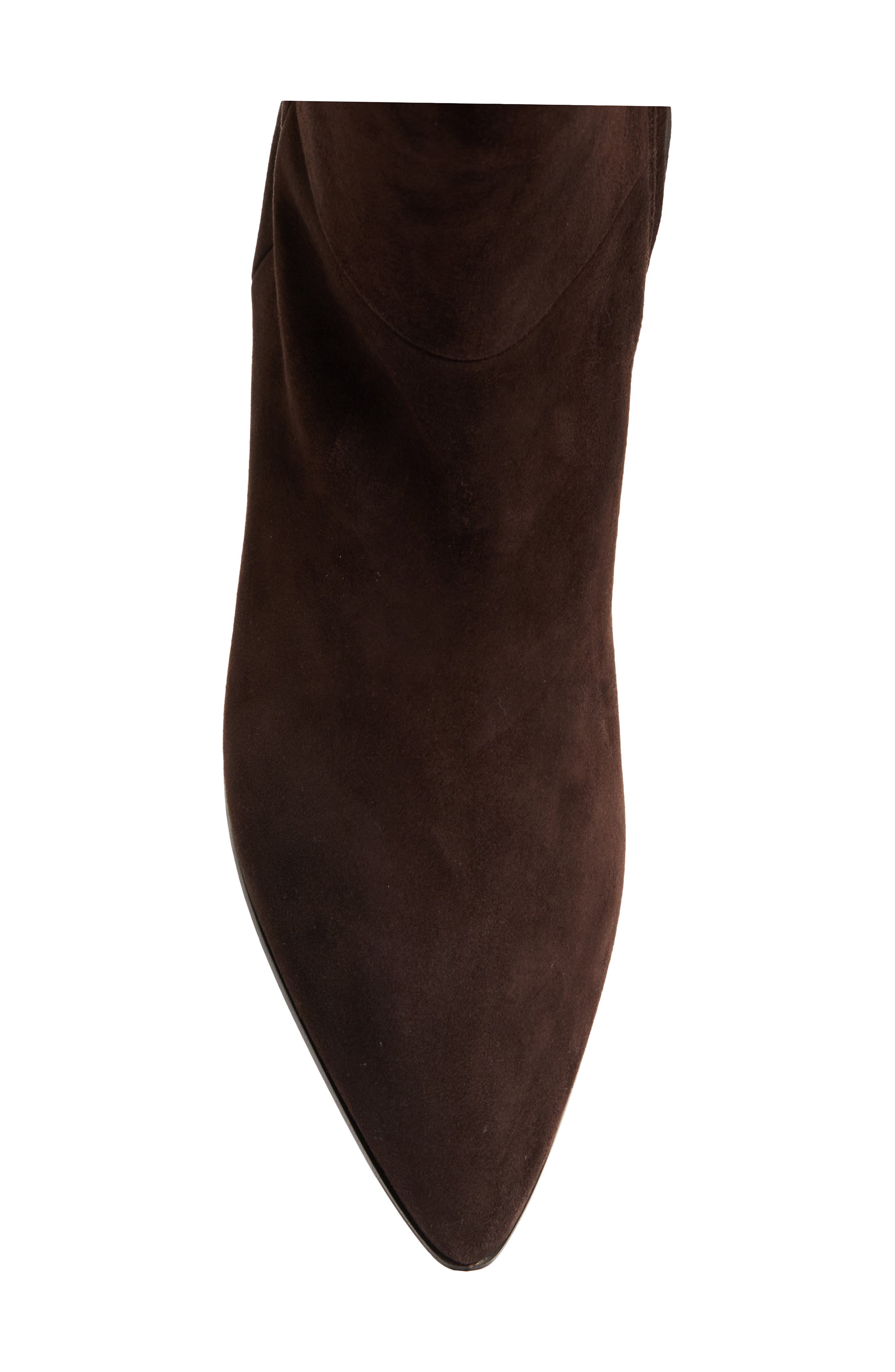 Jimmy Choo Lory Kitten Heel Ankle Boot, Alternate, color, Chocolate