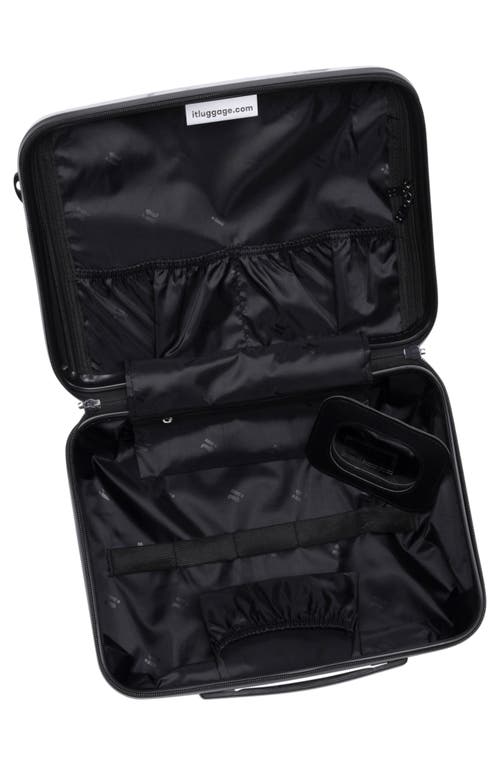 It Luggage Sheen 14-inch Hardside Vanity In Grayscale Marble