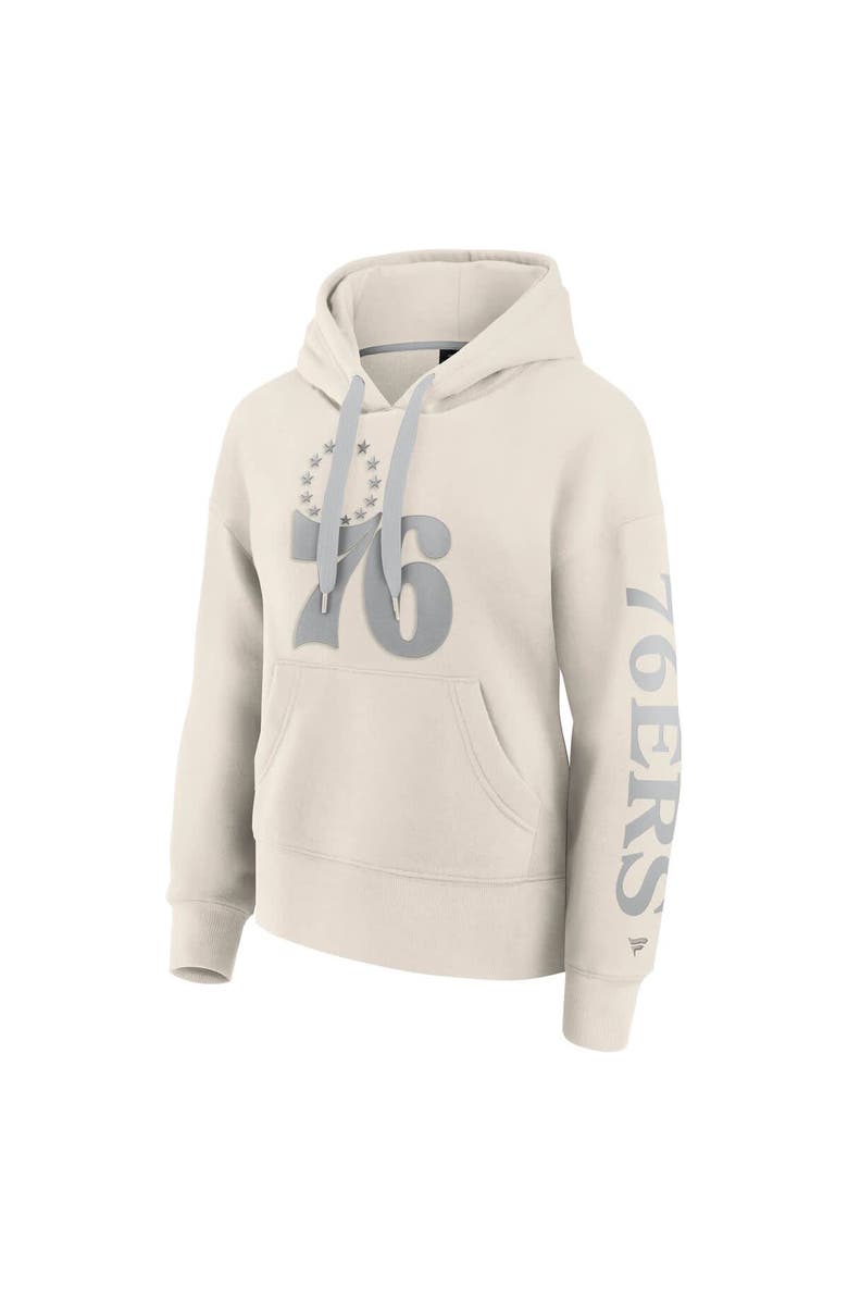 FANATICS Women's Fanatics Cream Philadelphia 76ers Elements Next Pullover Hoodie, Alternate, color, Cream