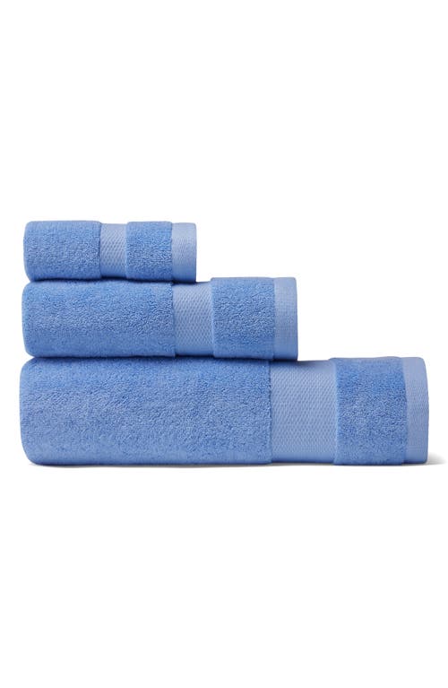 Sferra Bello Nuovo Combed Cotton Bath Towel In Bluebell