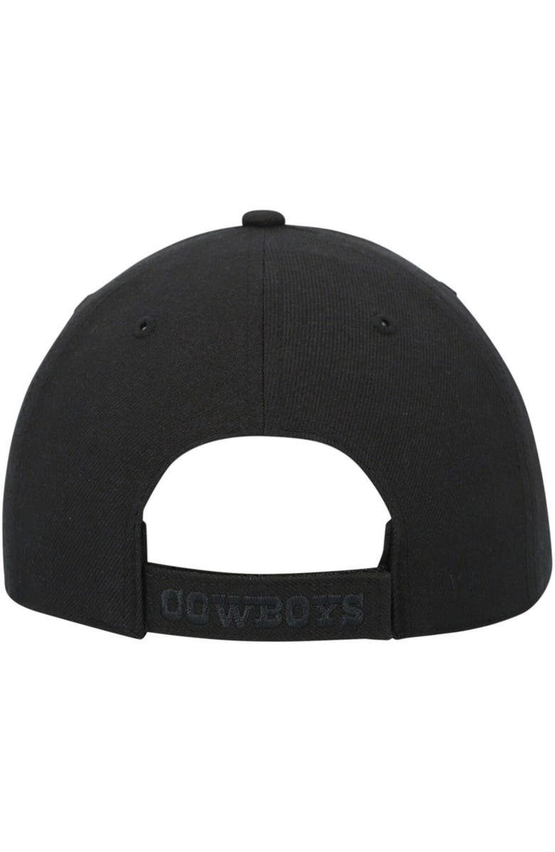 '47 Men's '47 Black Dallas Cowboys Tonal MVP Adjustable Hat, Alternate, color, Black
