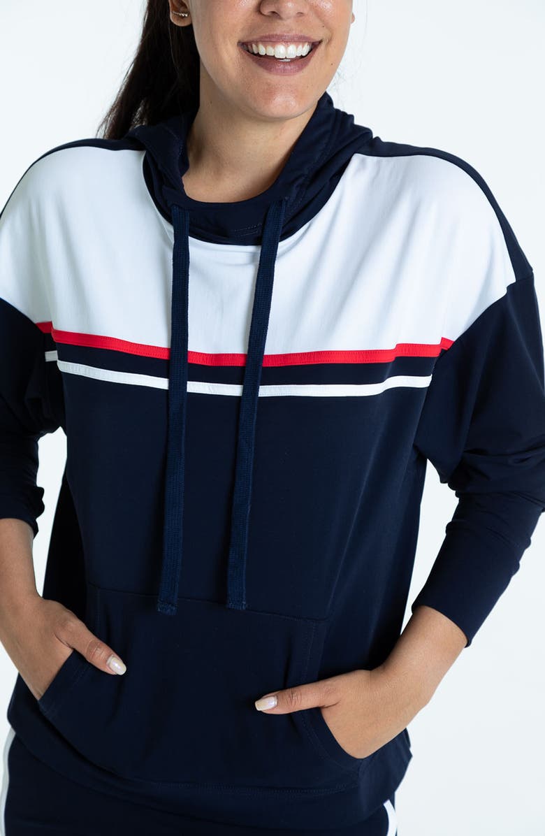 KINONA Apres 18 Sporty Stripe Hoodie, Alternate, color, 