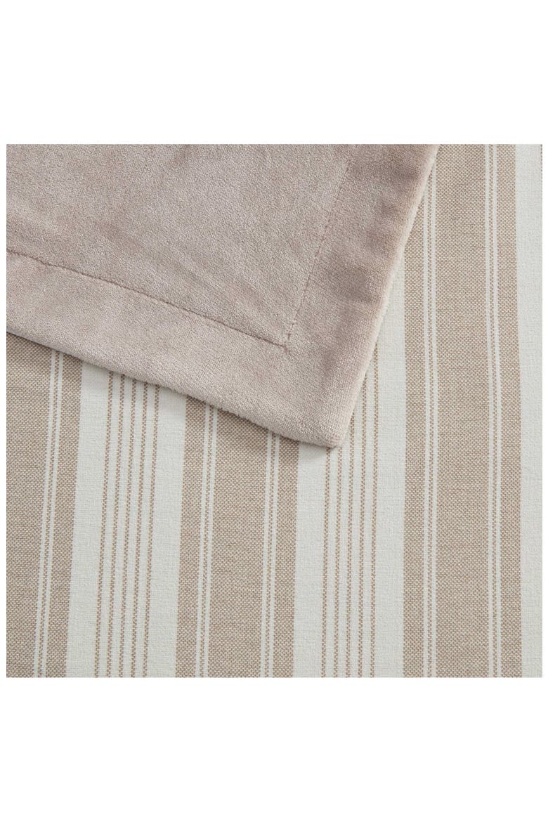 Tate Striped Chenille Throw Blanket, Alternate, color, WHITE/ SEA OATS